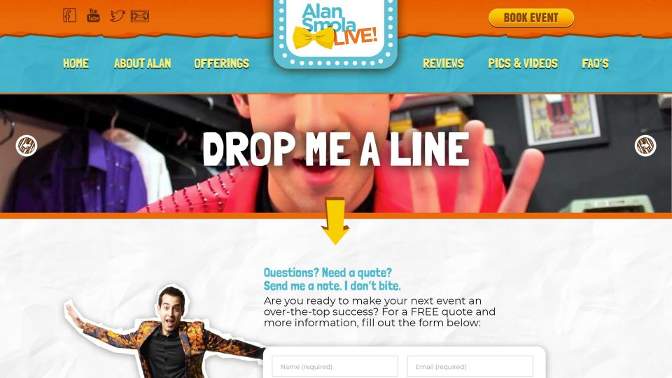 Alan Smola Website Design — Contact