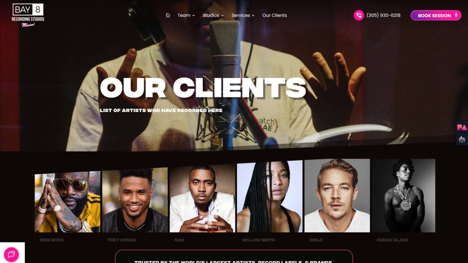 Bay Eight Studios — Clients