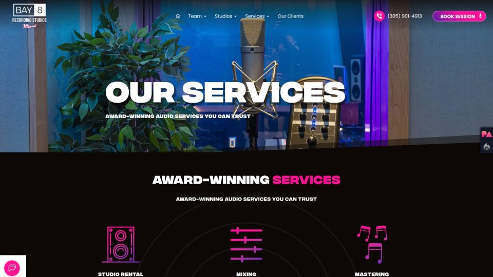 Bay Eight Studios — Services