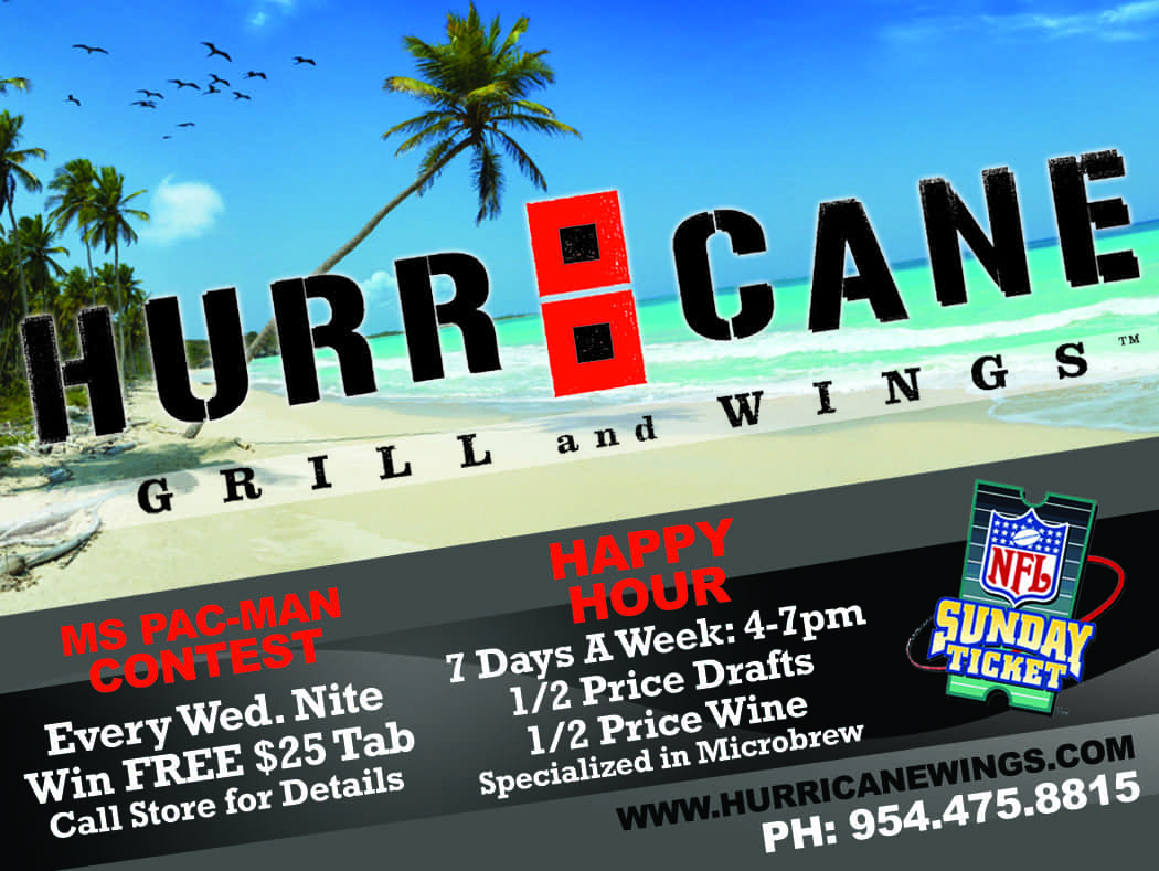 Hurricane Grill & Wings ad by Victor Bustos