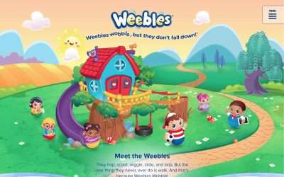 Weebles Website Mockup