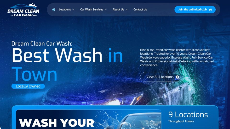 Dream Clean Car Wash — Home