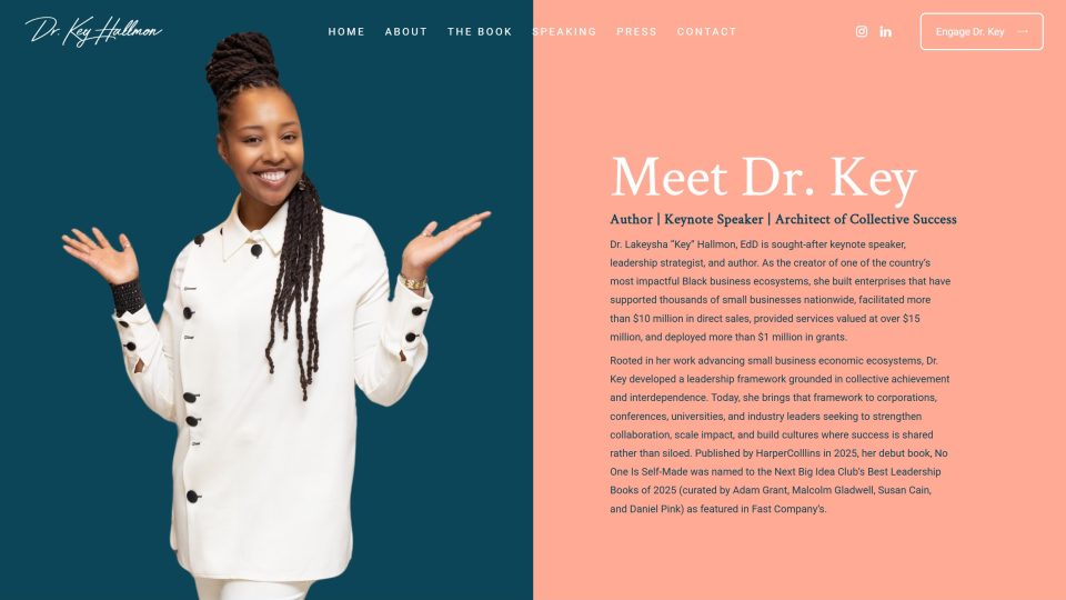 Dr. Key Hallmon — About Dr. Key Hallmon