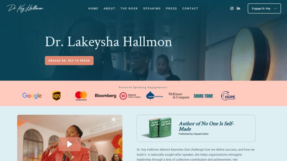 Dr. Key Hallmon — Speaker